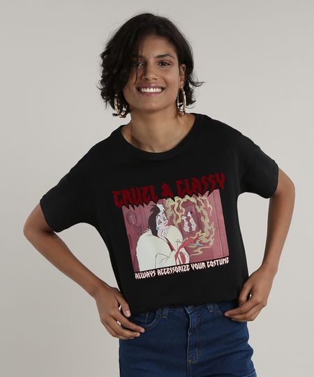 Blusa-Feminina-Cruella-Manga-Curta-Decote-Redondo-Preta-9700802-Preto_1