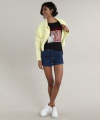 Blusa-Feminina-Cruella-Manga-Curta-Decote-Redondo-Preta-9700802-Preto_3