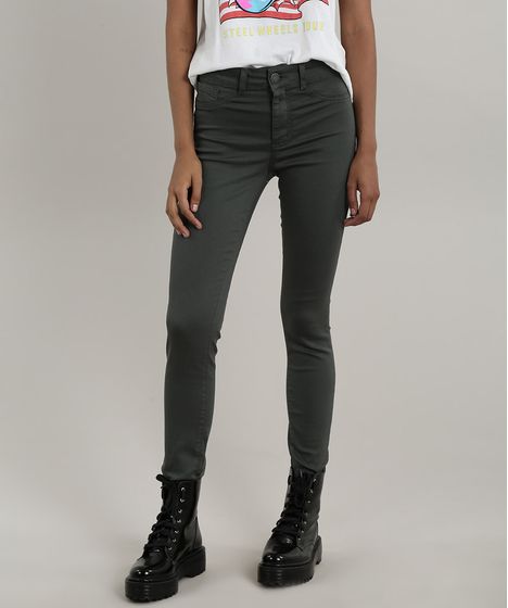 calça jeans sarja feminina