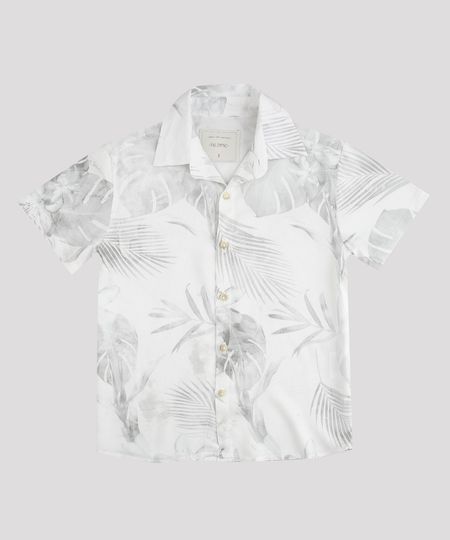 Camisa-Infantil-Estampada-de-Folhagem-Manga-Curta-Off-White-9660643-Off_White_1 Camisa-Infantil-Estampada-de-Folhagem-Manga-Curta-Off-White-9660643-Off_White_1