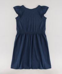 Vestido-Infantil--Little-Princess--Manga-Curta-Azul-Marinho-9619968-Azul_Marinho_2