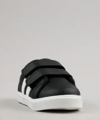 Tenis-Infantil-Baby-Club-com-Velcro-e-Faixas-Laterais-Preto-9785681-Preto_2