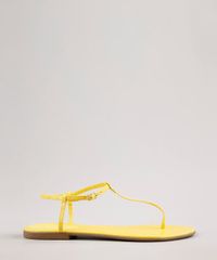 Rasteira-Feminina-Oneself-Texturizado-Croco-Amarela-9705871-Amarelo_1
