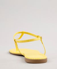 Rasteira-Feminina-Oneself-Texturizado-Croco-Amarela-9705871-Amarelo_3