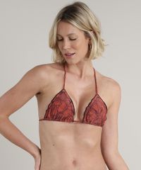Biquini-Top-Cortininha-Estampado-de-Folhagem-com-Bojo-Removivel-Protecao-UV50--Coral-9661139-Coral_1