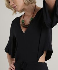 Vestido-Feminino-Curto-com-Abertura-Manga-Curta-Preto-9694169-Preto_4