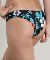 Biquini-Calcinha-Tanga-Estampado-Tropical-com-Protecao-UV50--Preto-9661138-Preto_2