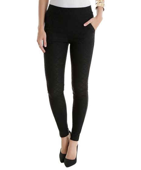 Calca-Legging-em-Jacquard-Estampada-Preta-8233957-Preto_1
