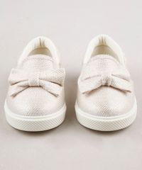 Tenis-Infantil-Baby-Club-Slip-On-com-Lurex-e-Laco-Bege-Claro-9785683-Bege_Claro_4