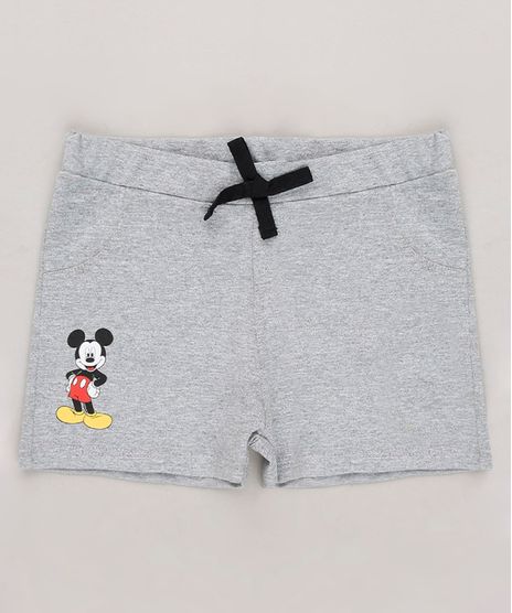 Short-Infantil-Mickey-Cinza-Mescla-9683534-Cinza_Mescla_1