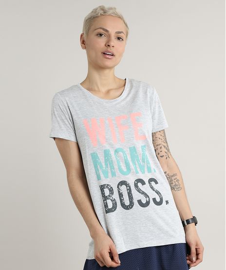 Blusa-Feminina-Esportiva-Ace--Wife-Mom-Boss--Manga-Curta-Decote-Redondo-Cinza-Mescla-Claro-9596203-Cinza_Mescla_Claro_1