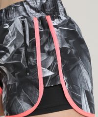 Short-Feminino-Running-Esportivo-Ace-Estampado-com-Sobreposicao-Cinza-9627715-Cinza_4