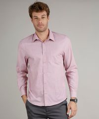 Camisa-Masculina-Comfort-Fit-com-Bolso-Manga-Longa-Vinho-8826559-Vinho_5