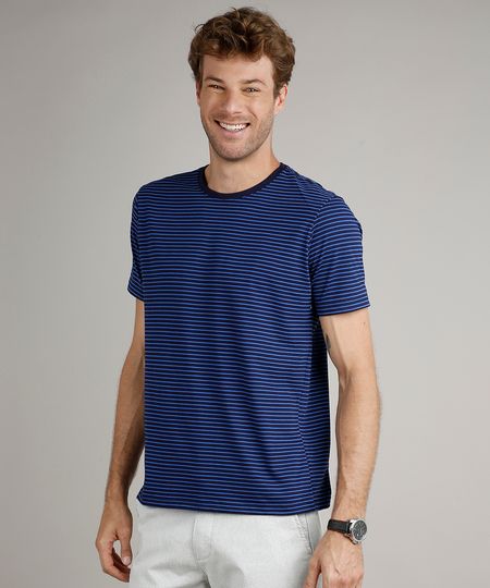 Camiseta-Masculina-Basica-Comfort-Fit-Listrada-Manga-Curta-Gola-Careca-Azul-Marinho-9650391-Azul_Marinho_1