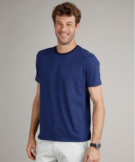 Camiseta-Masculina-Basica-Comfort-Fit-Listrada-Manga-Curta-Gola-Careca-Azul-Marinho-9650391-Azul_Marinho_1