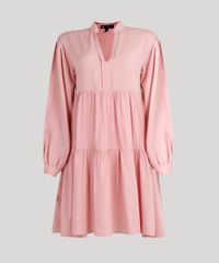Vestido-Feminino-Mindset-Curto-Amplo-com-Recortes-Manga-Longa-Rose-9818119-Rose_5