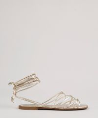 Rasteira-Feminina-Oneself-Metalizada-com-Amarracao-Dourado-9767063-Dourado_1