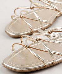 Rasteira-Feminina-Oneself-Metalizada-com-Amarracao-Dourado-9767063-Dourado_2