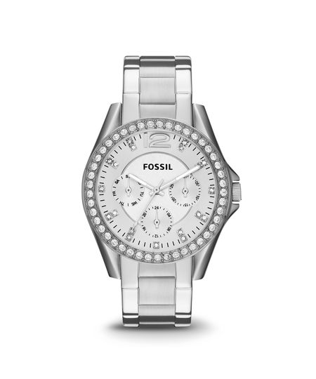 Relógio Fossil Feminino Riley - ES3202/1KN Menor preço em Relógio Fossil Feminino Riley - ES3202/1KN