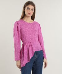 Blusa-Feminina-Mindset-Assimetrica-Estampada-de-Poa-Manga-Longa-Decote-Redondo-Pink-9830862-Pink_1