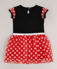 Vestido-Infantil-Minnie-com-Tule-Estampado-Manga-Curta-Preto-9268909-Preto_1_2