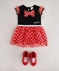 Vestido-Infantil-Minnie-com-Tule-Estampado-Manga-Curta-Preto-9268909-Preto_1_3
