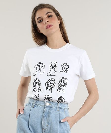 T-Shirt-Feminina-Mindset-Rostos-Bordados-Manga-Curta-Decote-Redondo-Off-White-9818422-Off_White_1 T-Shirt-Feminina-Mindset-Rostos-Bordados-Manga-Curta-Decote-Redondo-Off-White-9818422-Off_White_1