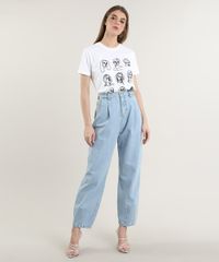 T-Shirt-Feminina-Mindset-Rostos-Bordados-Manga-Curta-Decote-Redondo-Off-White-9818422-Off_White_3