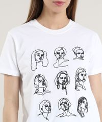 T-Shirt-Feminina-Mindset-Rostos-Bordados-Manga-Curta-Decote-Redondo-Off-White-9818422-Off_White_4