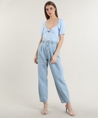 Blusa-Feminina-Mindset-Canelada-com-No-Manga-Curta-Decote-Coracao-Azul-Claro-9825706-Azul_Claro_3