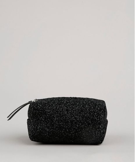 Necessaire-Feminina-em-Glitter-Preta-9740291-Preto_1