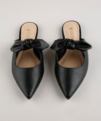 Mule-Feminino-Bico-Fino-Via-Uno-com-Laco-Preto-9815607-Preto_4