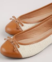 Sapatilha-Feminina-Via-Uno-Bico-Redondo-com-Palha-e-Laco-Caramelo-9815612-Caramelo_2