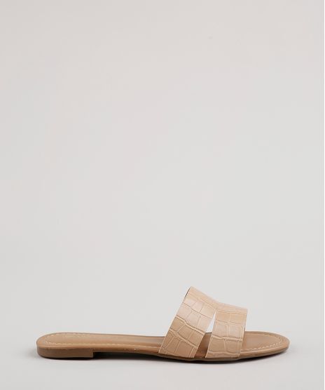Rasteira-Slide-Feminina-Via-Uno-Texturizada-Croco-com-Vazados-Bege-9820346-Bege_1
