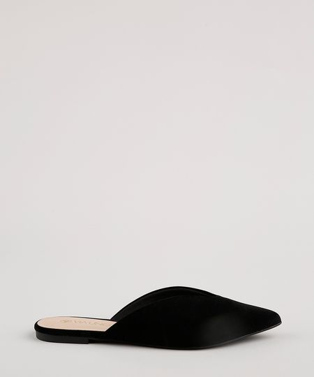 Mule-Feminino-Bico-Fino-Via-Uno-com-Recorte-Preto-9792646-Preto_1