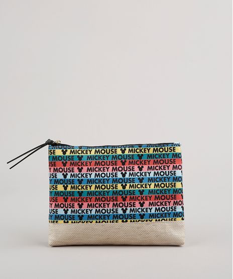Necessaire-Feminina-Mickey-com-Palha-Bege-Claro-9740287-Bege_Claro_1