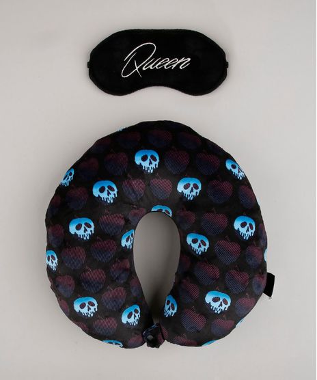 Kit-de-Apoio-de-Pescoco-Rainha-Ma-Estampado---Tapa-Olho--Queen--Preto-9751215-Preto_1