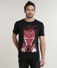 Camiseta-Masculina-Homem-de-Ferro-Manga-Curta-Decote-Redondo-Preta-9559926-Preto_1