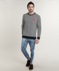 Camiseta-Masculina-E-T-Listrada-Manga-Longa-Gola-Careca-Preta-9720757-Preto_3