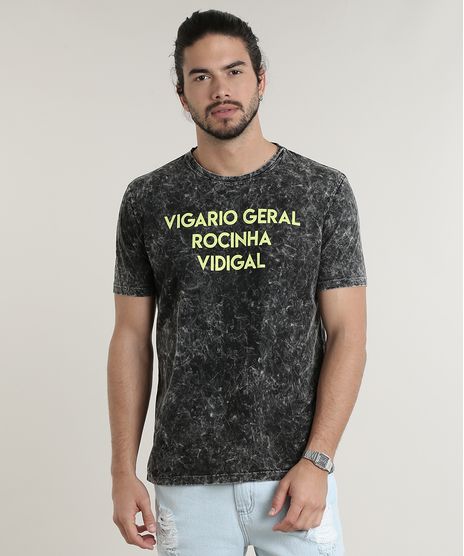 Camiseta-Masculina-Marmorizada--Vigario-Geral--Manga-Curta-Gola-Careca-Preta-9787776-Preto_1