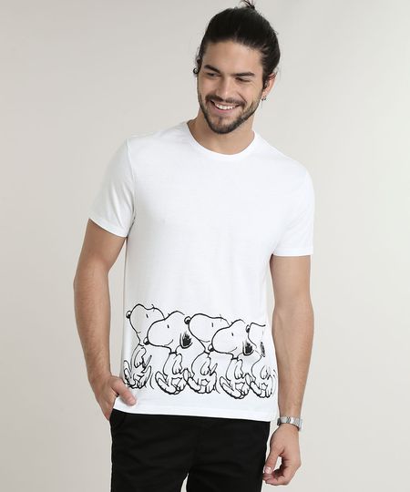 Camiseta-Masculina-Snoopy-Manga-Curta-Gola-Careca-Off-White-9781569-Off_White_1