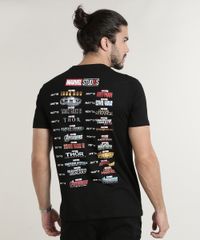 Camiseta-Masculina-Marvel-Lista-de-Filmes-Manga-Curta-Gola-Careca-Preta-9781570-Preto_2