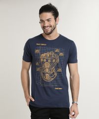Camiseta-Masculina-Manopla-do-Inifinito-Os-Vingadores-Manga-Curta-Gola-Careca-Azul-Marinho-9757270-Azul_Marinho_1