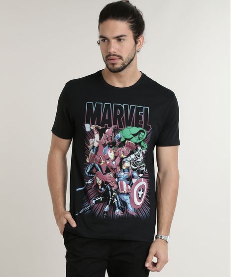 Camiseta-Masculina-Os-Vingadores-Manga-Curta-Gola-Careca-Preta-9733692-Preto_1