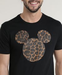 Camiseta-Masculina-Mickey-Animal-Print-Manga-Curta-Gola-Careca-Preta-9759810-Preto_4