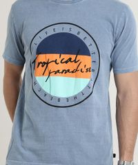 Camiseta-Masculina--Tropical-Paradise--Manga-Curta-Gola-Careca-Azul-9739290-Azul_4