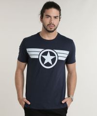 Camiseta-Masculina-Capitao-America-Manga-Curta-Gola-Careca-Azul-Marinho-9781571-Azul_Marinho_1