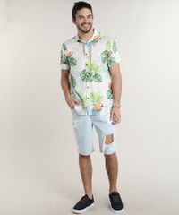 Camisa-Masculina-Tradicional-Estampada-de-Arara-Manga-Curta-Off-White-9734602-Off_White_3