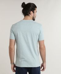 Camiseta-Masculina-Listrada-com-Bolso-Manga-Curta-Gola-Careca-Verde-Claro-9757177-Verde_Claro_2