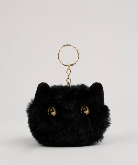 Chaveiro-Gato-em-Pelucia-Preto-9751223-Preto_1